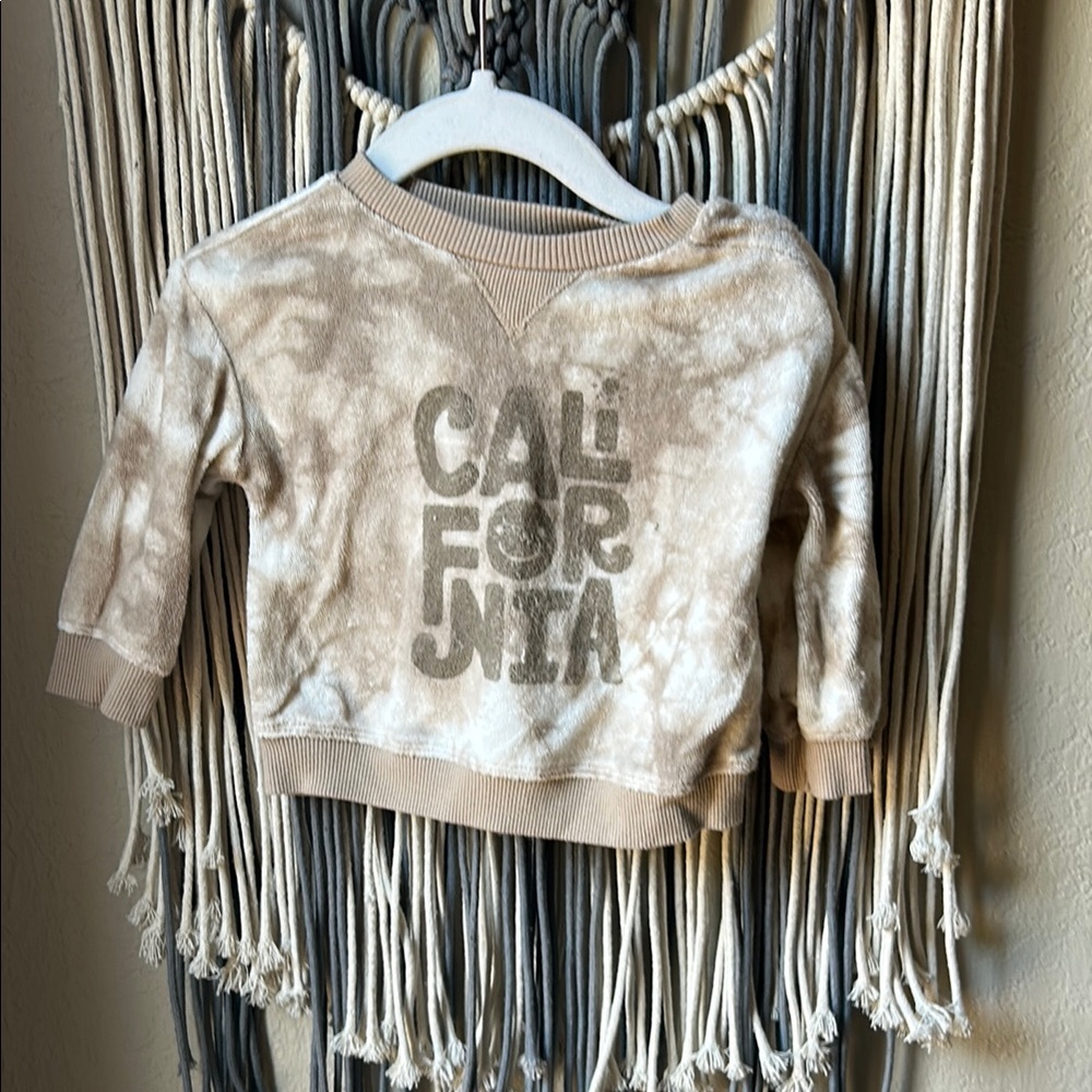 Little Co. California Tan Tie-Dye Shirt size 3m